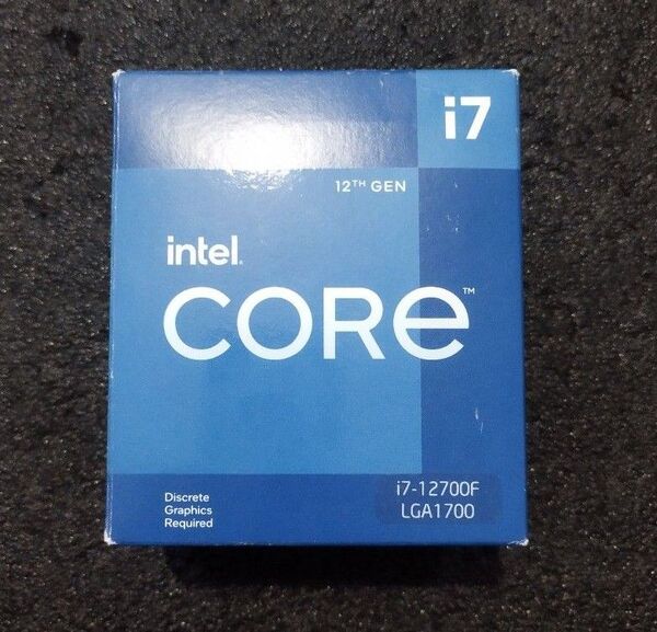 Intel Core I7 12700F 12コア