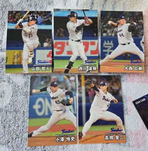 プロ野球チップス 2025 カード 第1弾 東京ヤクルトスワローズ 11枚準コンプリートセット おまけ付き 村上宗隆 など
