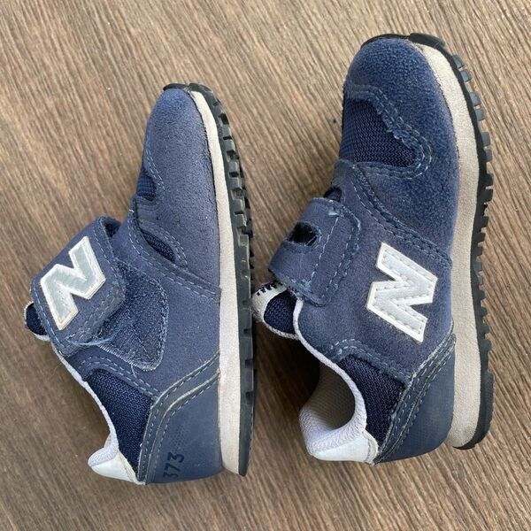 New Balance 373 ネイビー キッズ スニーカー