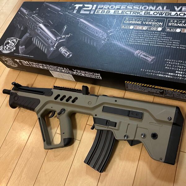 S&T製 TAVOR21 PRO Ver.電動ブローバックガン(タボール プロフェッショナルバージョン) カラーDE