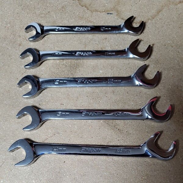 Snap-on SVSM 4WAYアングルフランクドライブプラススパナ 5本セット