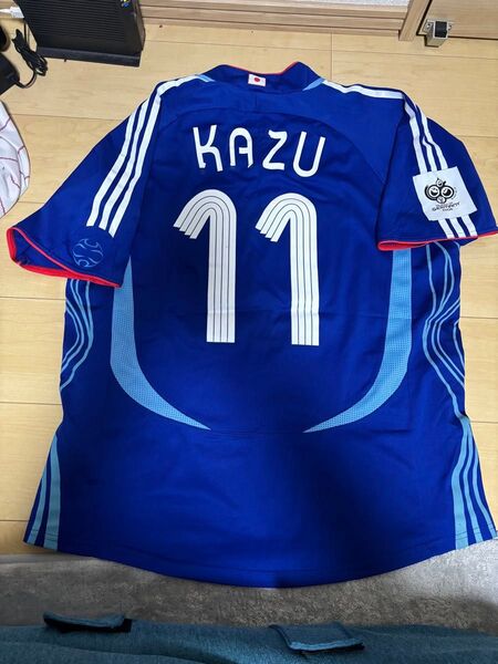 サッカー 日本代表 三浦知良 キングカズ ユニフォーム 2006 Wカップ xl