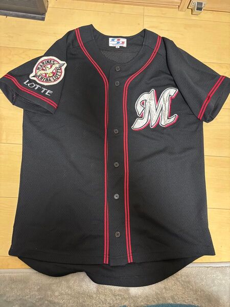 千葉ロッテマリーンズ ユニフォーム ビジター 背番号なし 無地 M