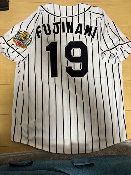 阪神タイガース 藤浪晋太郎 ユニフォーム 80thワッペン付き L