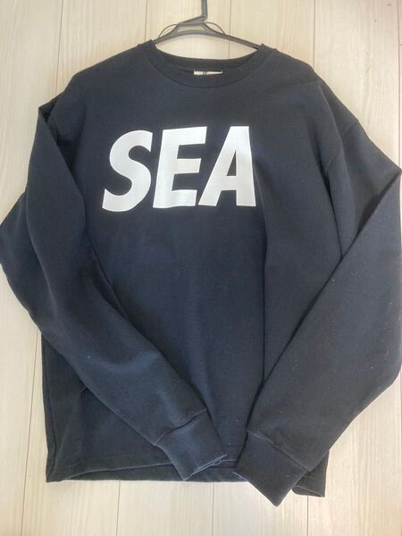 wind and sea long sleeve tee M 黒 新品未使用 長袖