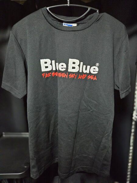 BlueBlue フックデザインTシャツ 速乾 Mサイズ ブラック 黒