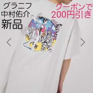 1点のみ【新品☆タグ付き】グラニフ 中村佑介 マキシTシャツワンピース アジカン ワンピース