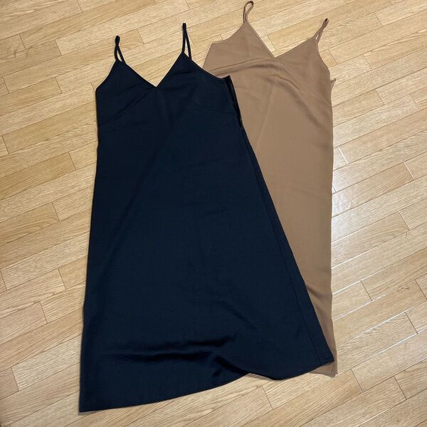 UNIQLO キャミソールワンピース 標準丈 2点セット