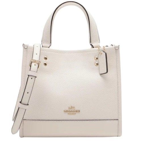 COACH フィールドトート22 ホワイト ショルダーバッグ トートバッグ レディース デンプシー トート