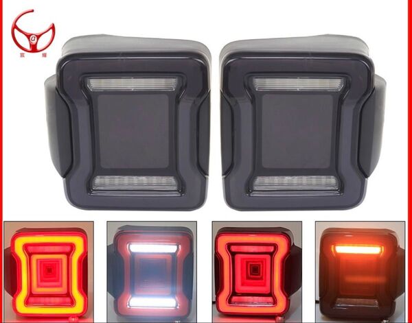 ①jeep ラングラーjk 用テールランプ LED JLタイプ