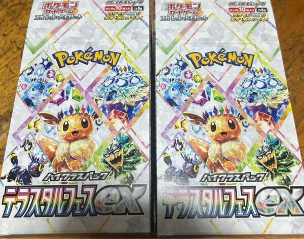 ポケモンカードゲーム テラスタルフェスex 2BOX シュリンクなし