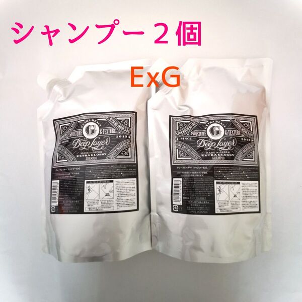 【新品2個】ディープレイヤー シャンプー ExG 詰替