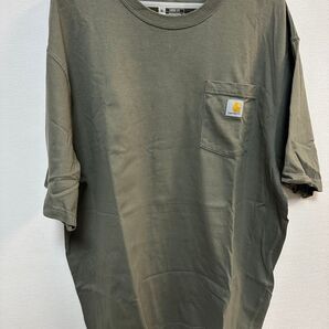 carhartt カーハート ポケットTシャツ XL カーキ