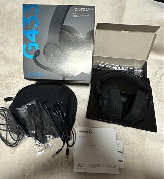 Logicool 7.1サラウンド ゲーミング ヘッドセット G433BK (ブラック)