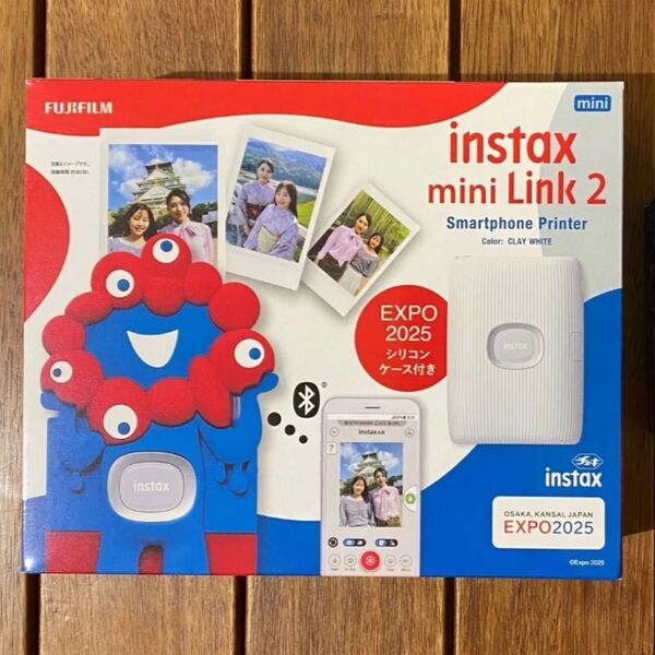 【大阪関西万博限定】ミャクミャク チェキ本体【数量限定】expo2025 instax mini link 2 FUJIFILM