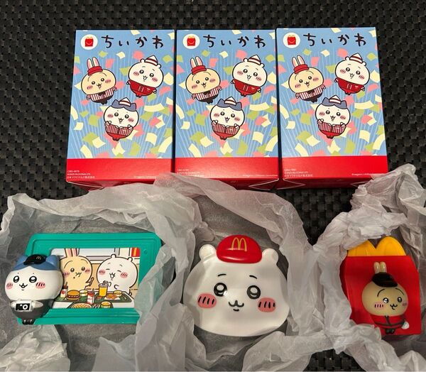マクドナルド ハッピーセット 第2弾 ハチワレ ちいかわ うさぎ 3種