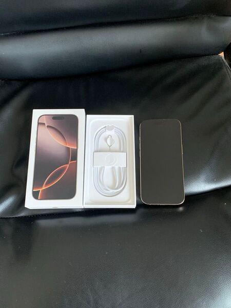 バッテリー100% 付属品未使用 付属品完備 iPhone16 Pro 256GB SIMフリー