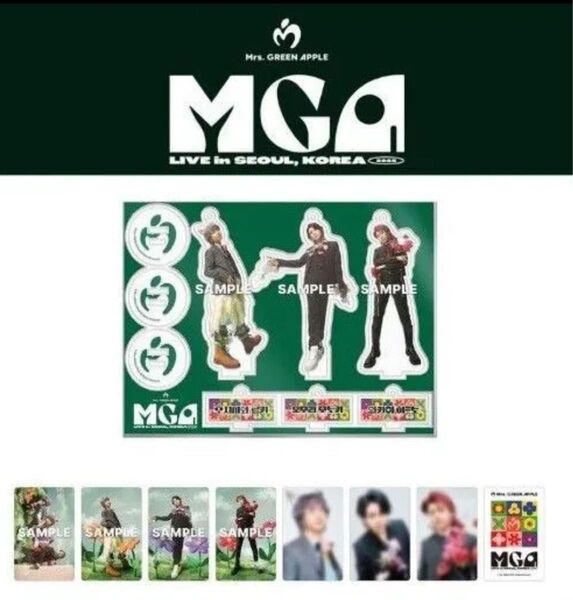 ミセスグリーンアップル 韓国 ソウル アクリルスタンド カード セット