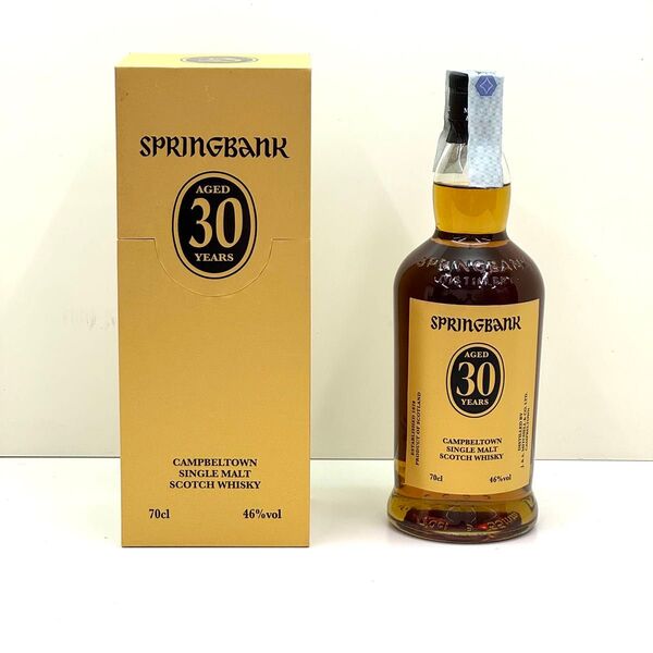 スプリングバンク SpringBank 30年 シングルモルト スコッチ ウイスキー 46度 700ml 箱付 洋酒