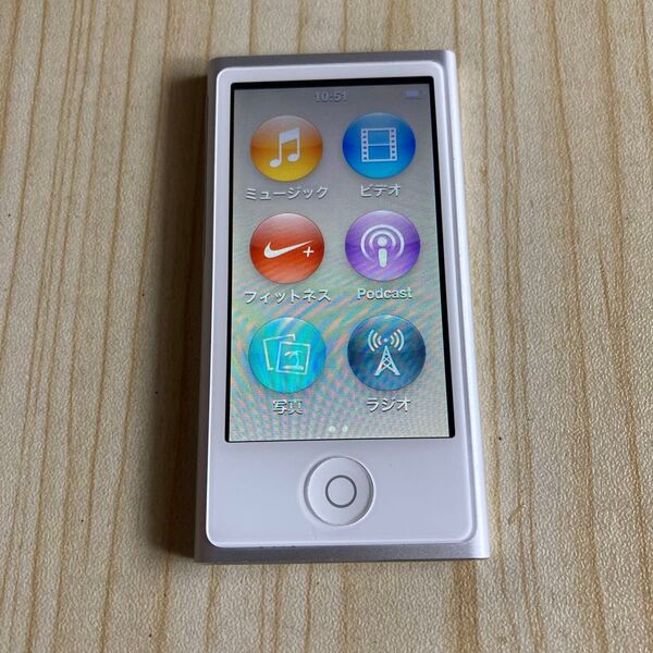 2382 Apple iPod nano7世代 中古品 シルバー