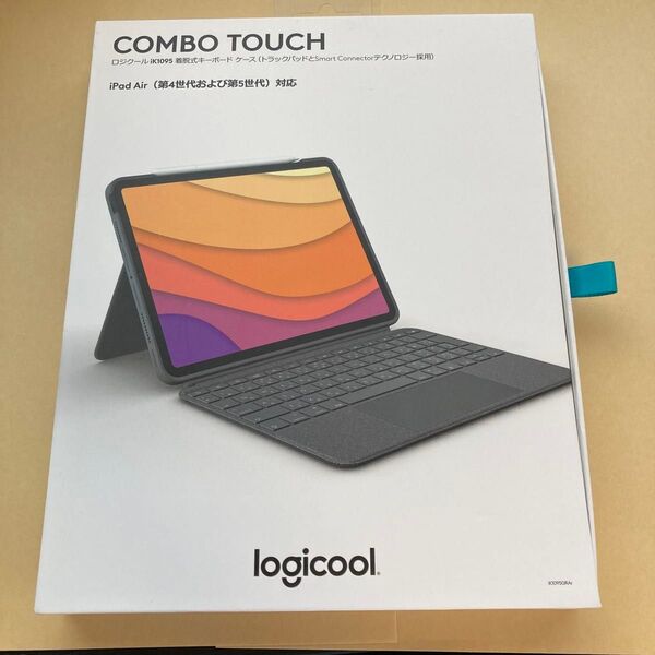 ロジクール COMBO TOUCH 日本語 iPad Air第4・第5世代用 iK1095GRAr(オックスフォードグレー)中古品