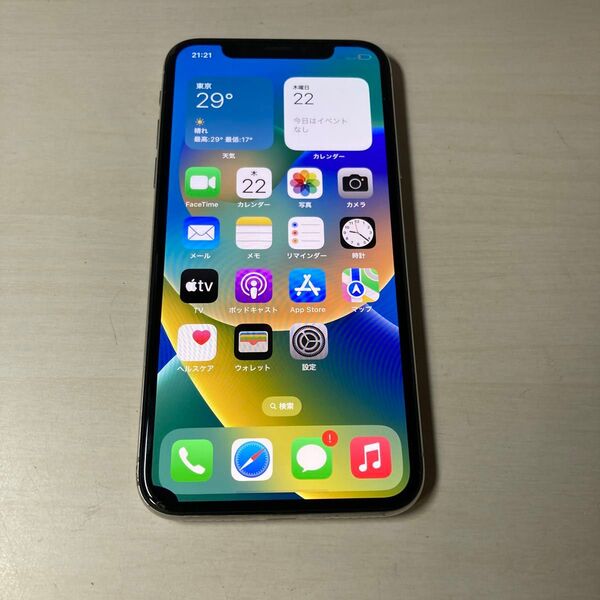 68043 iPhone X 64GB シルバー SIMフリー ジャンク品 ※本体のみ