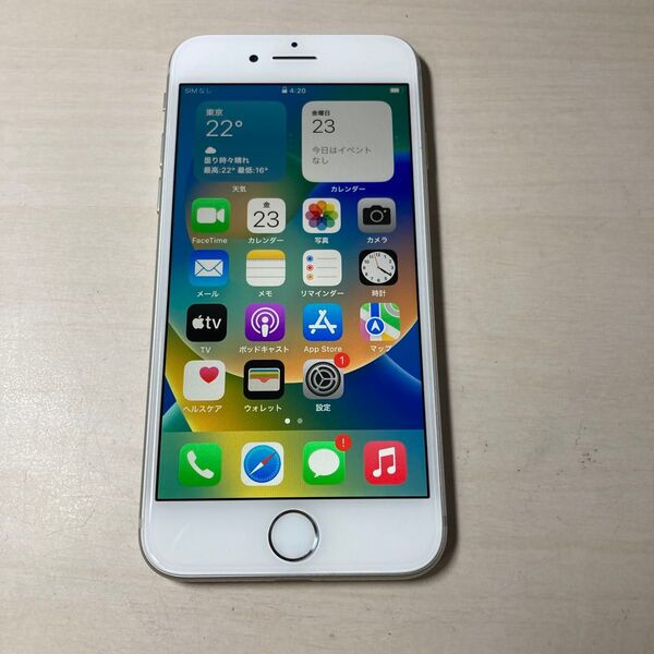 82841 iPhone8 64GB シルバー SIMフリー 中古品 ※本体のみ