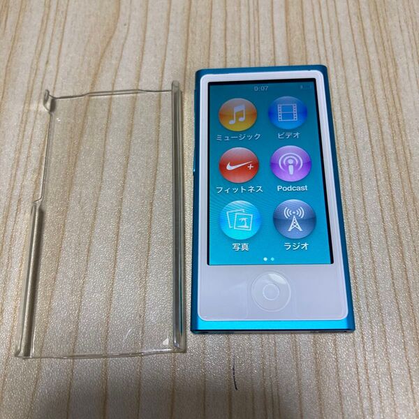 6590 Apple iPod nano7世代 16GB 中古品 ブルー
