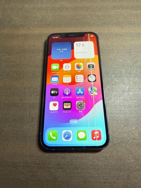 74182 iPhone12 64GB ブラック SIMフリー ジャンク