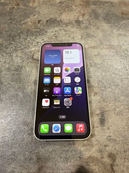 29722 iPhone12 128G ホワイト SIMフリージャンク