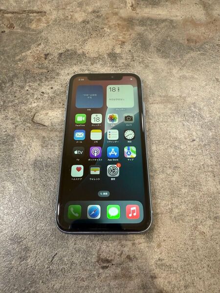68369 iPhoneXR 64GB ブルー SIMフリー ジャンク