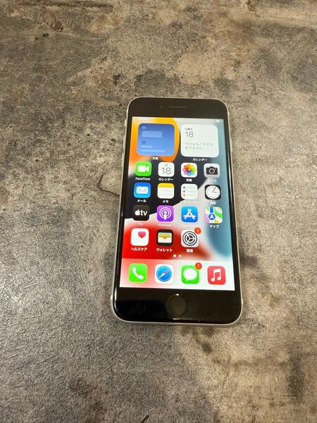 45591 iPhone SE2 64GB ホワイト SIMフリー 中古品