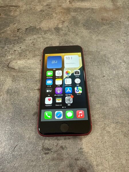 71059 iPhone SE2 128G レッド SIMフリー 中古品