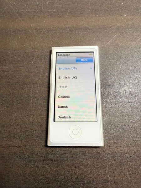 0341 iPod nano 7世代 16GB ホワイト 中古品