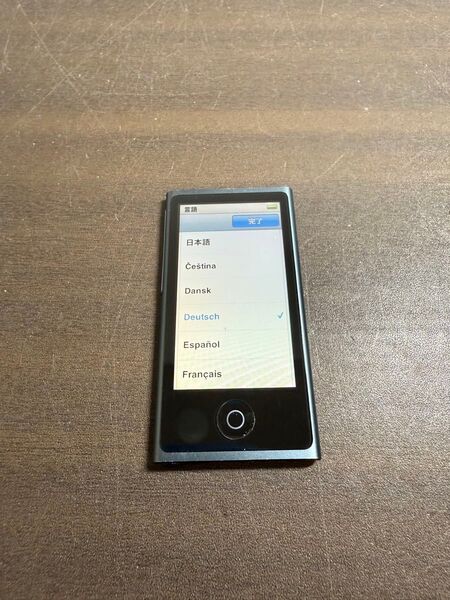 9891 iPod nano7世代 16GB グレー 中古品
