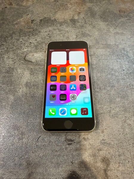 34357 iPhone SE3 256G スターライト SIMフリー ジャンク