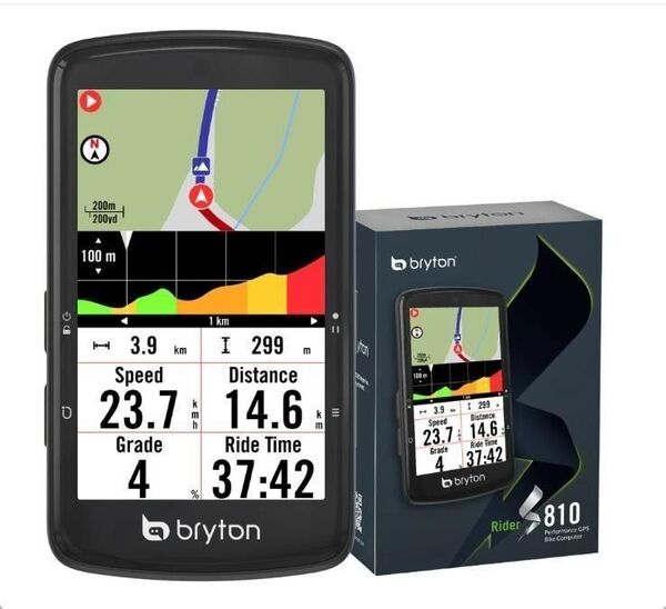 ブライトン Rider S810 E(日本語対応)GPSナビ サイクルコンピューター【新品・未使用】