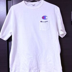 Champion ポケットTシャツ ホワイト