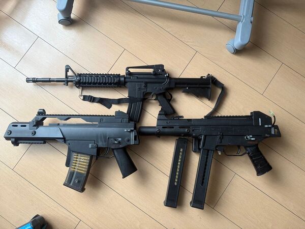 電動ガン HK416D?g36c? エアM4A1? 電動2丁エア1丁セットジャンク部品取りなどなど
