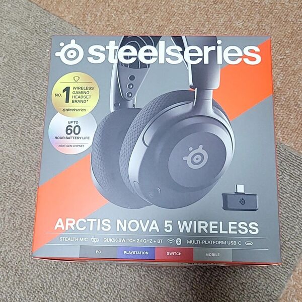 【中古品】SteelSeries Arctis Nova 5 Wireless ゲーミングヘッドセット