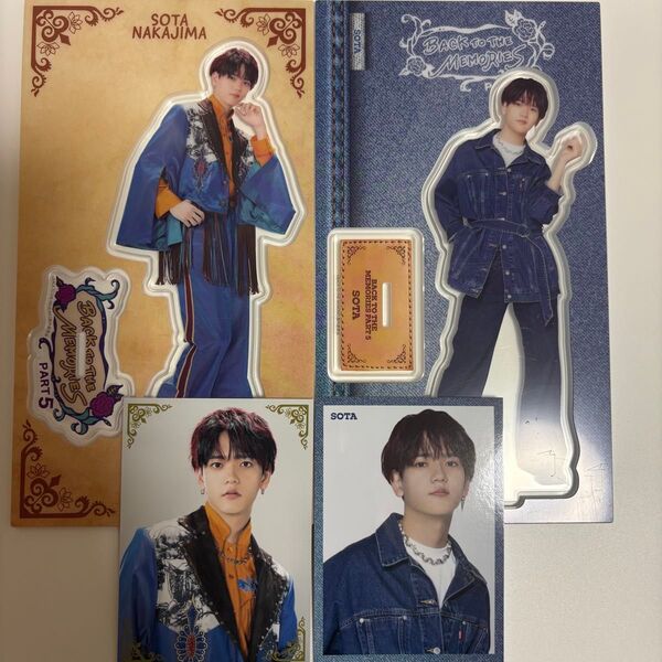 FANTASTICS BTTM5 アクリルスタンド 中島颯太 アクスタ