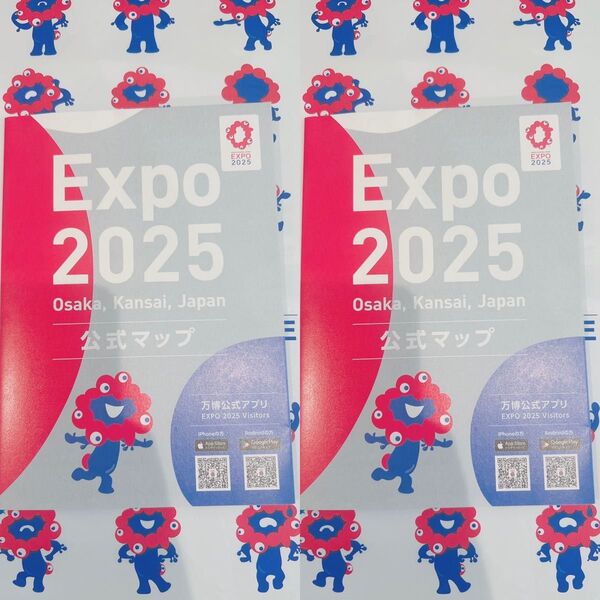 大阪万博 ミャクミャク会場限定 公式マップ MAP expo2025 日本語