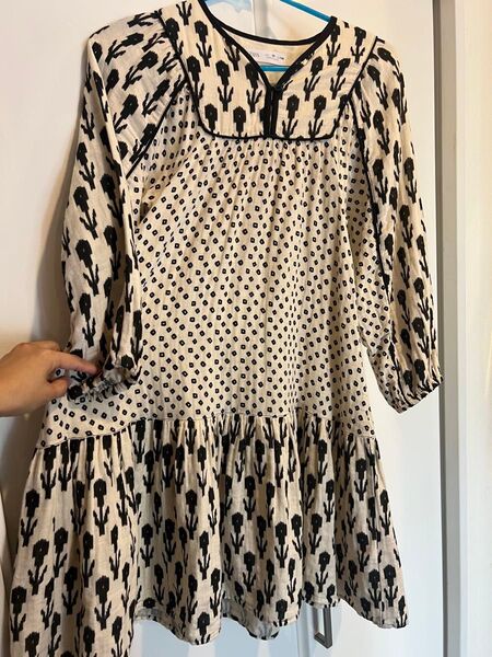 ZARA kids 140 ダブルガーゼ ワンピース girl ザラ 花柄