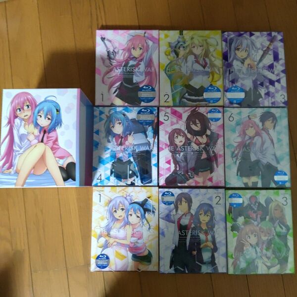 Blu-ray 学戦都市アスタリスク 1巻から6巻 2nd season 1巻から3巻 【完全生産限定版】全て新品未開封品