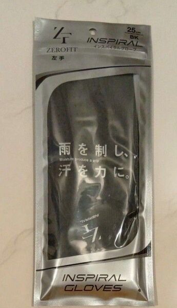 【最新モデル】★未使用★INSPIRAL(インスパイラル)★ZEROFIT(ゼロフィット)★グローブ★左手用★ブラック★25㎝★