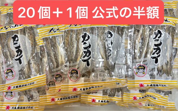 【5/8ケンミンショー 紹介】大東食品 カンカイ コマイ 140g 20個1ケース+1個 合計21個 稚内トンカチテレビ紹介