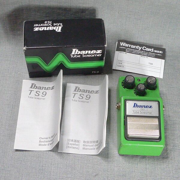 y584▲Ibanez Tube Screamer TS9 箱 取説付き◇アイバニーズ チューブスクリーマー