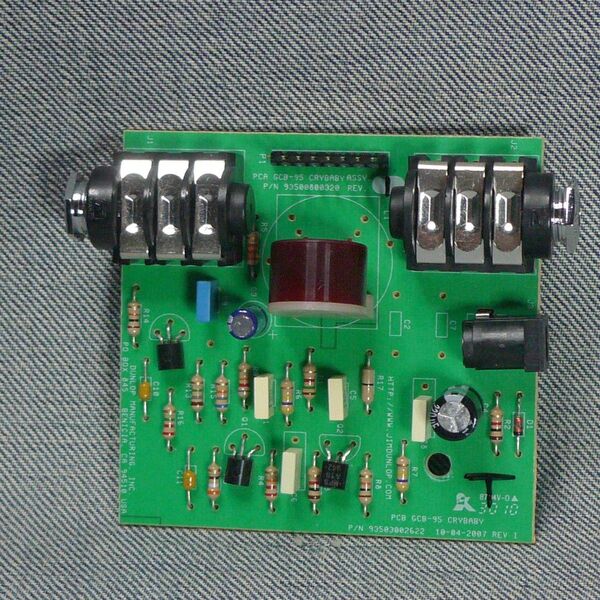 y635▼クライベイビー ワウ 基板 FASELジムダンロップ ◇ WAH Jim Dunlop Cry Baby 基盤
