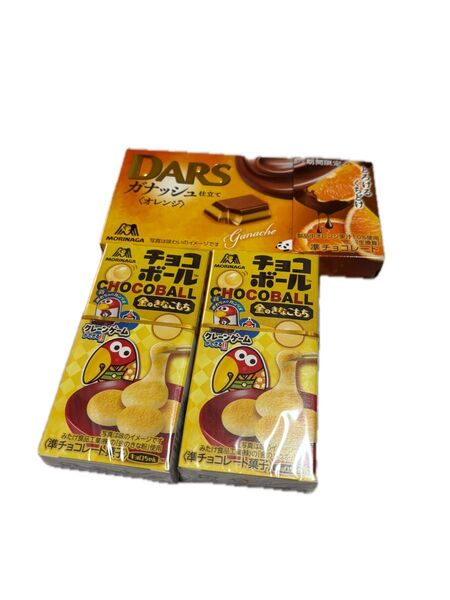 チョコボール 金のきなこもち ダースガナッシュ仕立てオレンジ