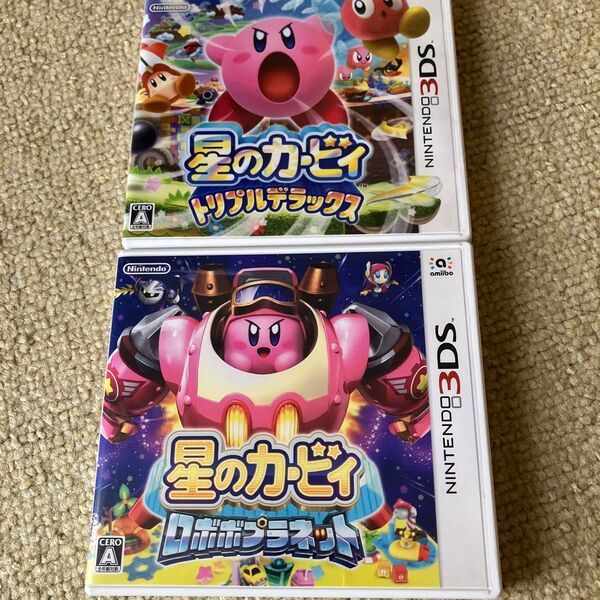 星のカービィ3DSソフト 2本セット 星のカービィトリプルデラックス 星のカービィロボボプラネット